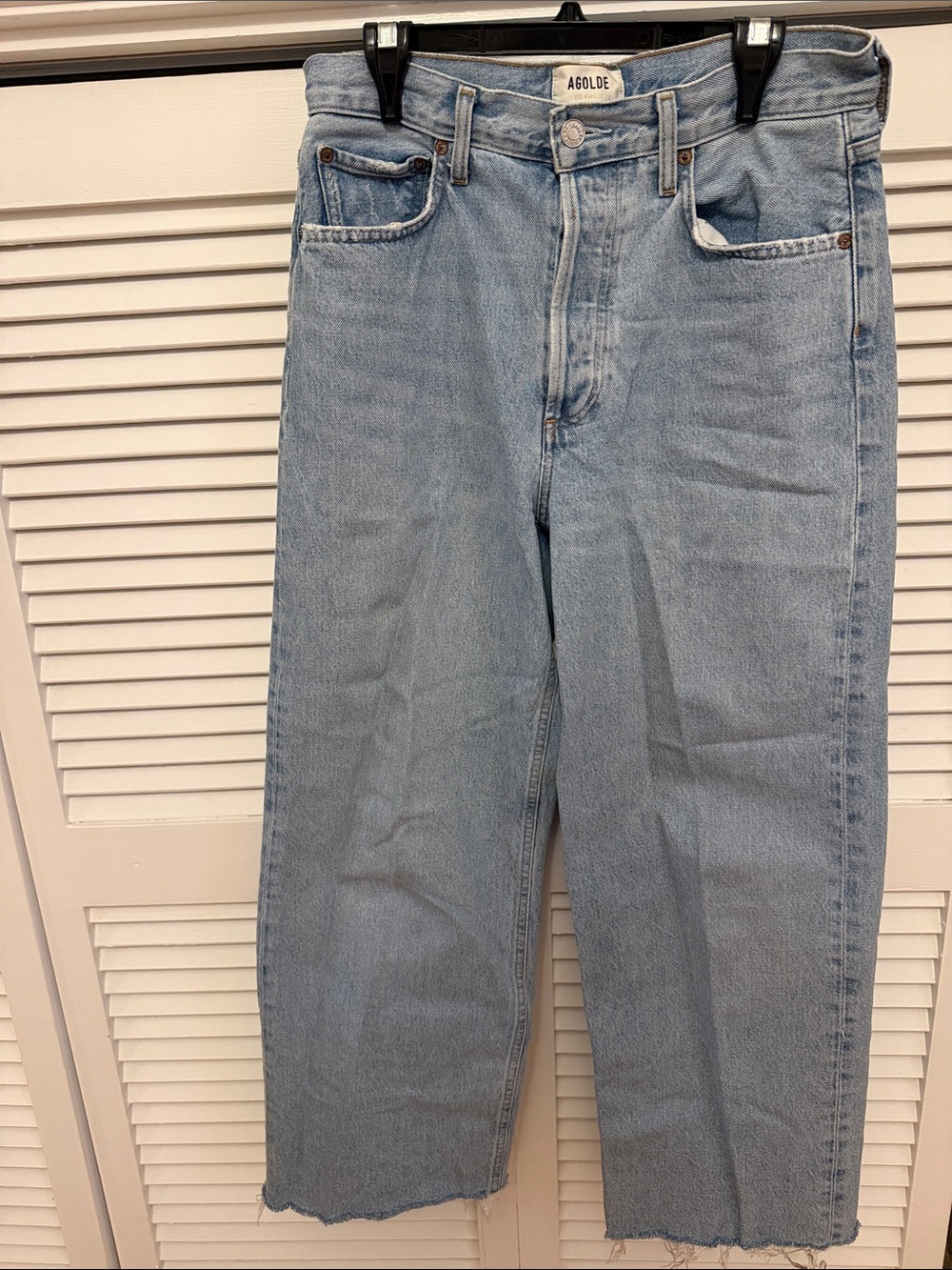 Agolde Light Blue Straight-Leg Women's Jeans